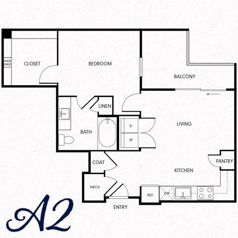a floor plan of a house with bedrooms and baths